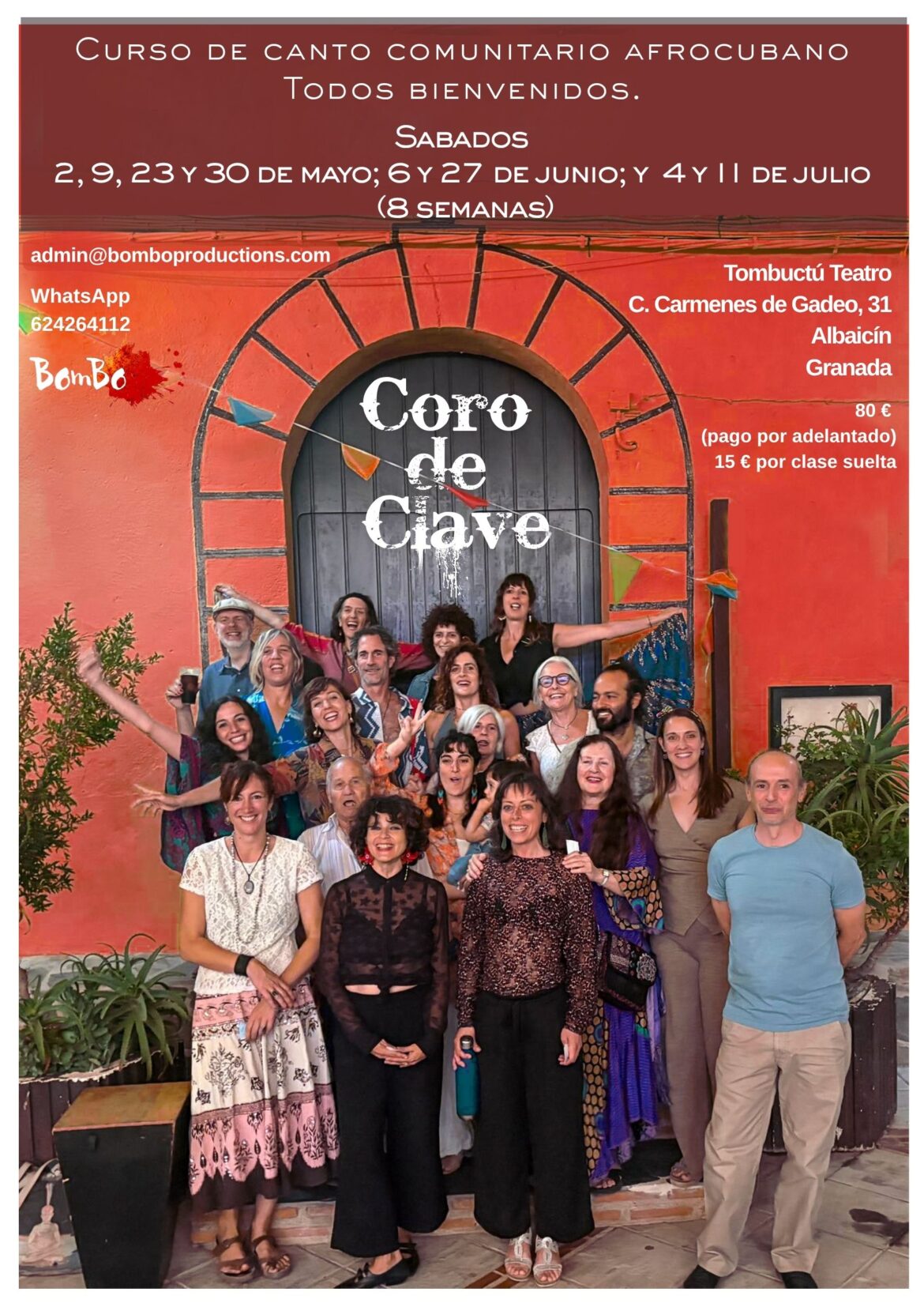 Curso de canto afrocubano – Granada